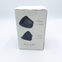 Jomaa XM7 Vertical Mouse, wireless, 4800 DPI, Bluetooth/2.4G, rechargeable, RGB, 6 buttons, quiet, ergonomic, black