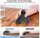 Jomaa XM7 Vertical Mouse, wireless, 4800 DPI, Bluetooth/2.4G, rechargeable, RGB, 6 buttons, quiet, ergonomic, black
