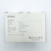 JOMAA D1527C8, vertikale ergonomische Speed-Roller-Maus, wiederaufladbar, Low-Power-Anzeige, kabellos, USB-Empfänger