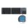 Jomaa DF012T faltbare Bluetooth-Tastatur, QWERTY, Touchpad, Tri-Fold, ultra-slim, 3 Geräte, USB-C, 10m Reichweite, für Smartphone/Tablet/PC