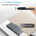 Jomaa DF012T Foldable Bluetooth Keyboard, QWERTY, Touchpad, Tri-Fold, Ultra-Slim, 3 Devices, USB-C, 10m Range, for Smartphone/Tablet/PC