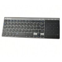 JOMAA Bluetooth Keyboard with Touchpad, Dual-Mode, Slim,...