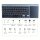 JOMAA Bluetooth Keyboard with Touchpad, Dual-Mode, Slim, Wireless, Numeric Keypad, Mouse Function, Compatible with Windows, Android, iOS, Grey