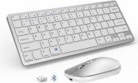 Wireless keyboard and mouse set, dual-mode Bluetooth/2.4...