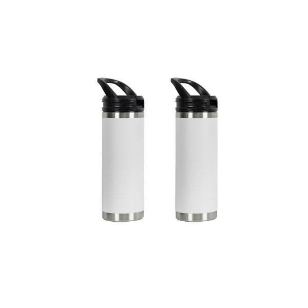 eufyMake V72Q0, 2er-Set, 550 ml Edelstahl-Skinny-Tumbler, individuell gestaltbar, doppelwandig, auslaufsicher