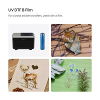 eufyMake V72Y0 UV-DTF B Film, compatible with E1 UV Printer, 310x30 mm, high-quality transfer film for precise printing