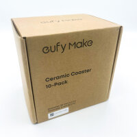 eufyMake V72X0 Keramik Untersetzer Set, 10 Stück, 90 mm Ø, 8 mm dick, individuell gestaltbar
