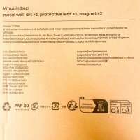 eufyMake V72M0 Metall-Wandkunst Rohlinge, 2 Stück, 300x400 mm, für UV-Drucker E1, individuell gestaltbar