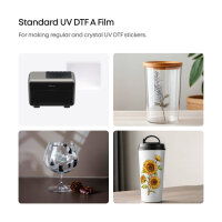 eufyMake V72Y0 UV-DTF printing film, 310x400 mm, standard, can be cut to size, 25 pieces