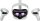 Meta Quest 2 VR-Headset, 128GB, Standalone, 1832x1920 LCD, 90Hz, 360° Sichtfeld, Wi-Fi, USB-C, Touch-Steuerung, Gaming & Fitness