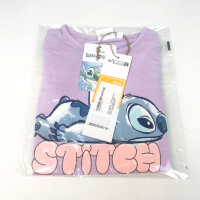 Disney Lilo & Stitch Kinder Langarmshirt, Größe 98 cm, lila, weicher Baumwollmix, Motivdruck, Rundhalsausschnitt