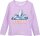 Disney Lilo & Stitch Kinder Langarmshirt, Größe 116, lila, Motivdruck, Rundhals, weiche Baumwolle