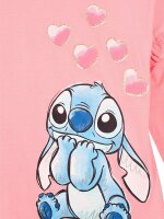 Disney Lilo & Stitch Kinder Langarmshirt, Größe 98 cm, rosa, Longsleeve mit Print, weiche Baumwolle