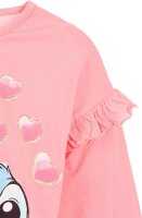 Disney Lilo & Stitch Kinder Langarmshirt, Größe 104, rosa, Longsleeve mit Print, weiche Baumwolle