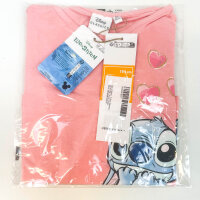 Disney Lilo & Stitch Kinder Langarmshirt, Größe 104, rosa, Longsleeve mit Print, weiche Baumwolle