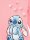 Disney Lilo & Stitch Kinder Langarmshirt, Größe 104, rosa, Longsleeve mit Print, weiche Baumwolle