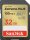 SanDisk Extreme SDHC 32GB memory card, 100MB/s, UHS-I, Class 10, U3, V30, ideal for 4K UHD video
