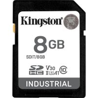 Kingston Industrial SDIT/8GB SDHC Memory Card, UHS-I U3...