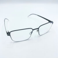 Etnia Barcelona ROVER 55O BK Mens Glasses, black metal frame, 55 mm lens width, 18 mm bridge width, 142 mm temple length, transparent lenses