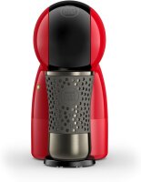 NESCAFÉ Dolce Gusto Krups Piccolo XS KP1A35 Capsule Machine, 0.8l Tank, Hot & Cold Drinks, Red/Black