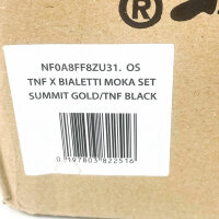 The North Face x Bialetti Moka Set NF0A8FF8ZU31, Espressokocher für 3 Tassen, Aluminium, Outdoor-Kaffeemaschine