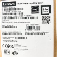 Lenovo ThinkCentre neo 50q Gen 4 Mini-PC, i5-13420H 8-Core, 16GB RAM, 512GB SSD, Windows 11 Pro, UHD Graphics