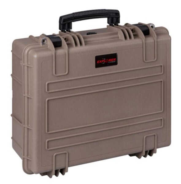 Explorer Cases 4820HL.D Schutzkoffer, Beige, mit Schaumstoff, Innenmaß 480x370x205 mm, Modell IT00158
