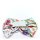 Gucci Seiden-Haarband, Monogram Flora Print, Größe M (57 cm), Weiß/Multicolor, luxuriöses Accessoire