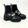 Gucci Ornella Damenstiefel, Leder, Schwarz, Größe 38,5, eleganter Absatz, Reißverschluss, hochwertiges Design