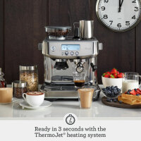 Sage The Barista Pro SES878 BSS Espresso Machine, integrated grinder, stainless steel, 220–240 V, 1380–1650 W