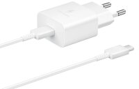 Samsung EP-T1510 USB-C Fast Charger, 15W, 3A, 1m Cable, White, Power Adapter for Fast Charging