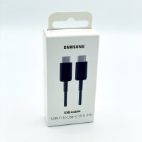 Samsung EP-DN975 USB-C to USB-C Cable, 1m, 5A, USB 2.0, Charging and Data Cable, Black