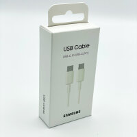 Samsung EP-DA705 USB-C to USB-C cable, 1m, 5A, USB 2.0, charging and data cable, white