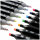 Touch 168-tlg. Marker-Set, 168 Farben, Alkoholmarker, Kunstmarker, inkl. schwarzer Reißverschlusstasche
