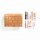 Charlotte Tilbury Charlotte’s Beauty Treasure Chest BCE4UUA5H, cosmetic gift set, makeup and beauty set, orange/gold, luxurious design, diverse beauty products