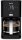 Tefal CM600810 Filter Coffee Machine, 1.25L, 1000W, Aroma Function, Large Brewing Head, Drip Stop, Black