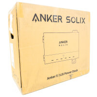 Anker SOLIX Power Dock AE100, Energieladestation, Power Dock, Dunkelgrau, mehrere Ladeanschlüsse, tragbar