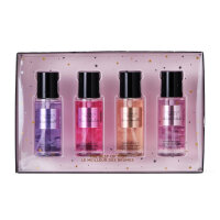 Victorias Secret Körperspray-Set, 4er-Pack, 4x75ml, Love Spell, Pure Seduction, Bare Vanilla, Velvet Petals, Duft-Mist-Sammlung
