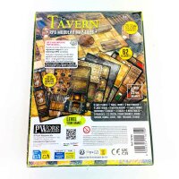 Pwork Wargames Tavern, modulare Spielplanteile, 62 doppelseitige vollfarbige Elemente, 25 mm Raster, für 25–32 mm Miniaturen, ab 14 Jahren