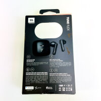 JBL Tune Flex In-Ear-Kopfhörer, kabellos, Pure Bass, ANC, Smart Ambient, 4 Mikrofone, wasserfest, 32h Akku, Schwarz