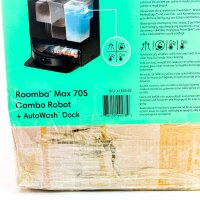 iRobot Roomba Max 705 Saugroboter, Saug- und Wischfunktion, AutoWash-Station, Wassertank, Heißlufttrocknung, schwarz