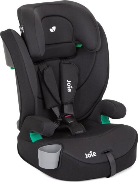 Joie Elevate R129 Kindersitz C2216AASHA000, 76–150 cm, schwarz, höhenverstellbar, Seitenaufprallschutz, Gruppe 1/2/3