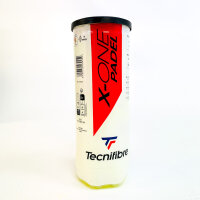 Tecnifibre X-One Padelbälle, 3er-Dose, druckgefüllt, langlebig, hohe Sprungkraft, Premium-Qualität für Padel-Tennis