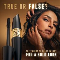 Max Factor False Lash Effect Mascara 99350044330, 13,1 ml, Deep Raven Black, Volumen-Wimperntusche, tiefschwarz, 3er Pack