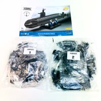COBI Armed Forces U-Boot SNLE 4859, 643 Bauteile, 2 Figuren, Maßstab 1:300, Marine Nationale Modellbausatz, ab 9 Jahren