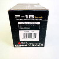Zelotes F-18 kabellose Gaming-Maus, 24.000 DPI, Joystick, 11 Tasten, RGB, vertikal, ergonomisch, Bluetooth/USB, schwarz