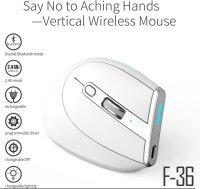 Zelotes F-36, wireless 2.4G mouse, ergonomic, 3-way...