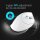 Zelotes F-36, wireless 2.4G mouse, ergonomic, 3-way adjustable DPI, bionic scroll wheel, USB plug & play, white