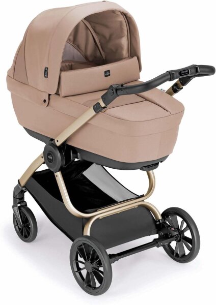 Techno Babila 805025 Kombi-Kinderwagen, 2-in-1 Buggy & Babywanne, klappbar, braun, vielseitig einsetzbar
