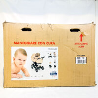 Techno Babila 805025 Kombi-Kinderwagen, 2-in-1 Buggy & Babywanne, klappbar, braun, vielseitig einsetzbar